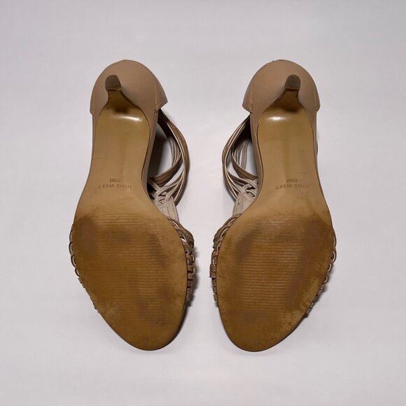 Nine West Outtasite Kitten Heel Sandal - Picture 4 of 9